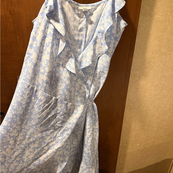 Bar III Light Blue and White Floral Dress - Picture 2 of 3